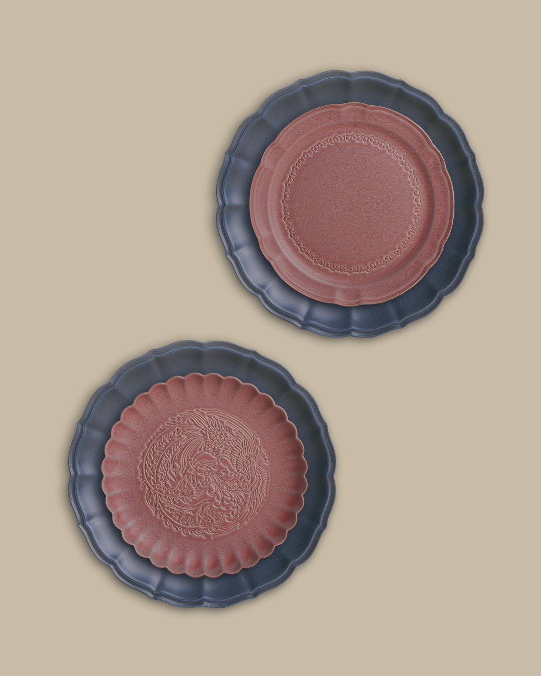 Blush Royale Dinner Set