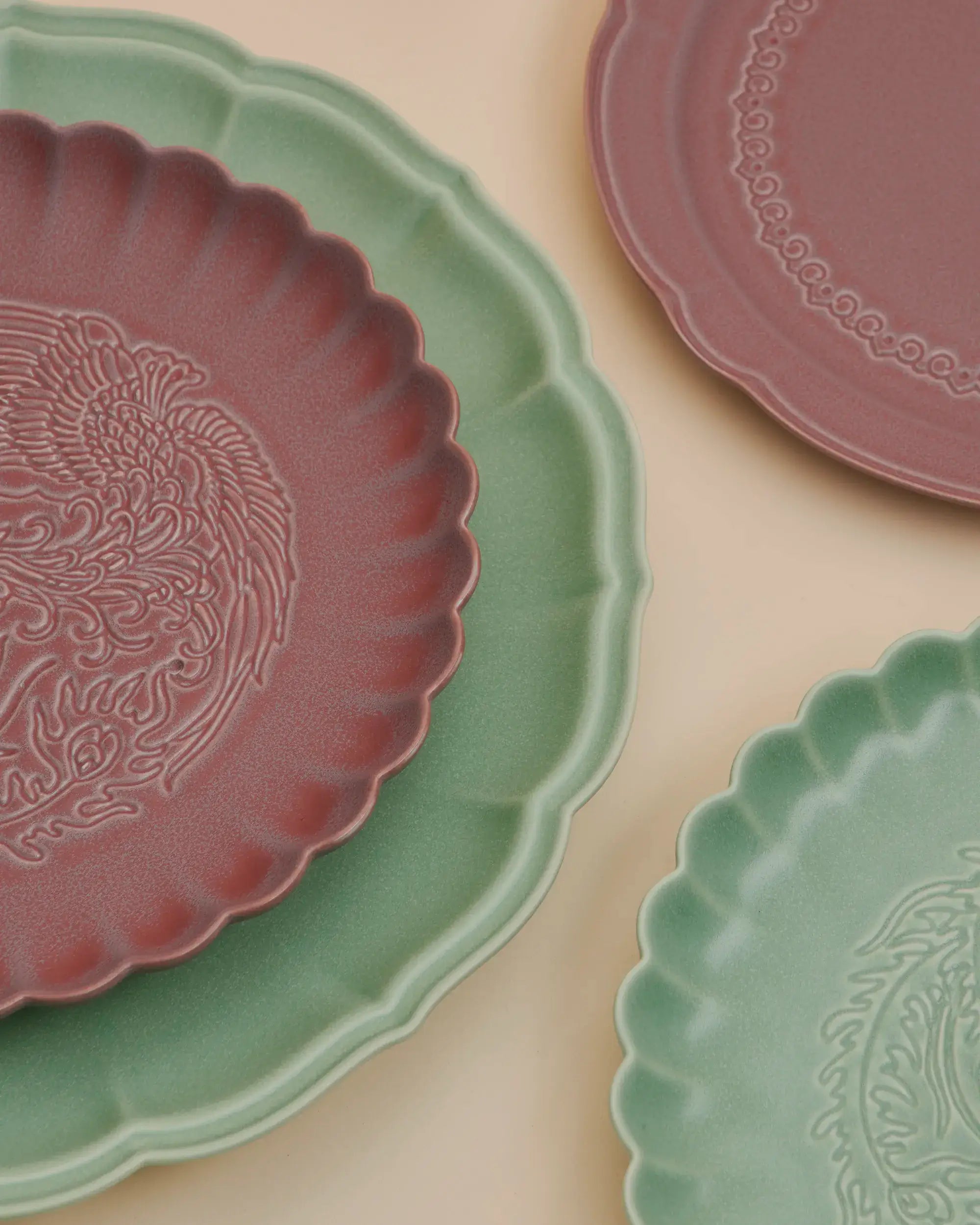 Jade Phoenix Dinner Set